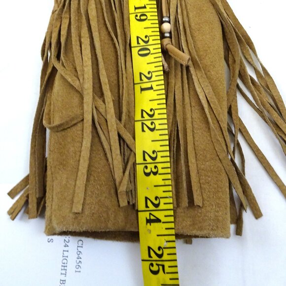 Ripple Creek Women's Tan Leather Fringe Jacket - Picture 11 of 12